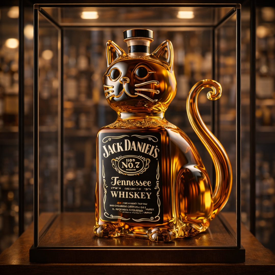 Decantador de whisky - Edición Gato