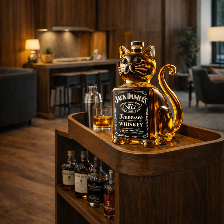 Decantador de whisky - Edición Gato