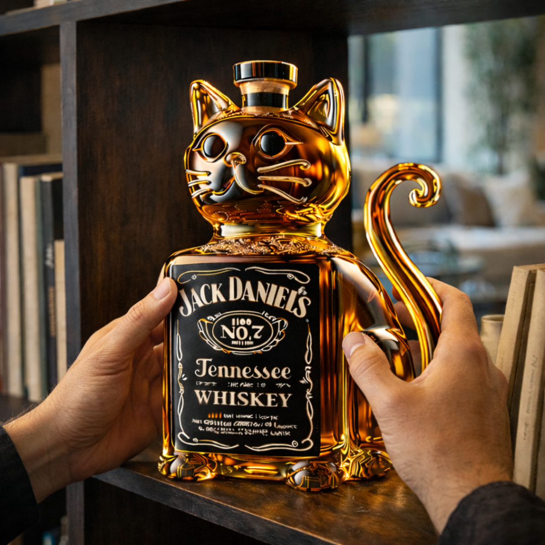 Decantador de whisky - Edición Gato