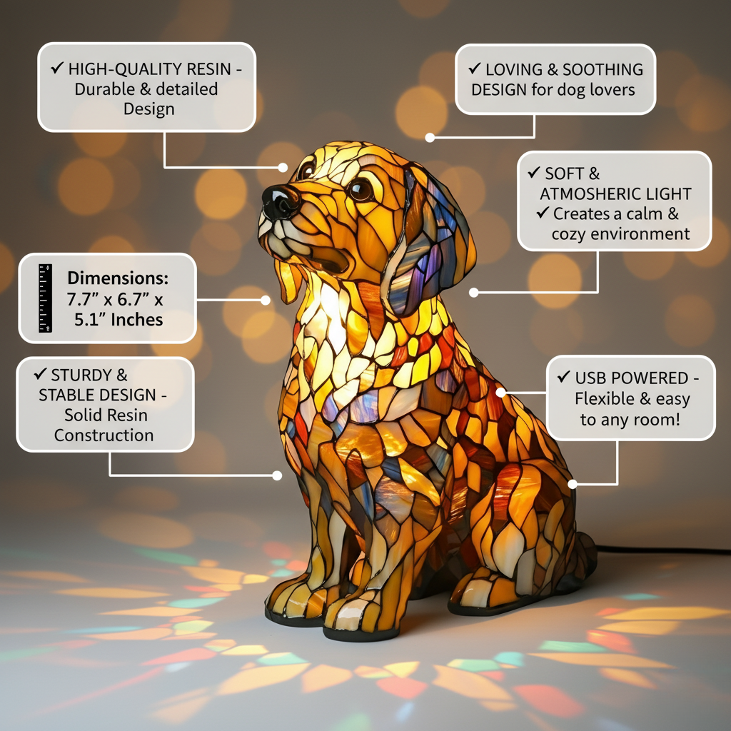 Lily, la figurita espiritual del Golden Retriever