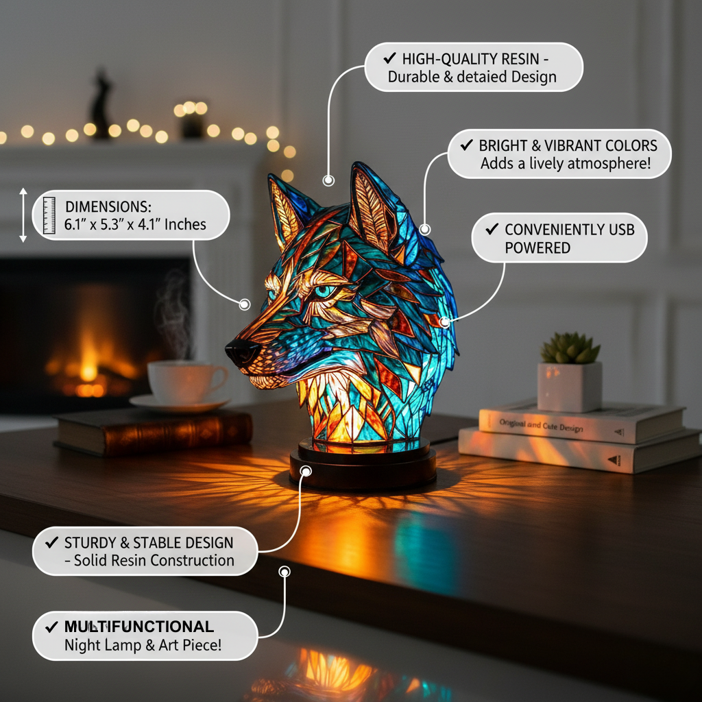Bo con forma de lobo encantadora