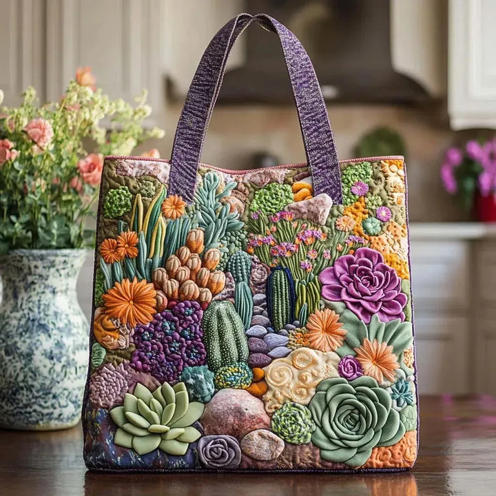 Bolso de mano - Jardín de suculentas